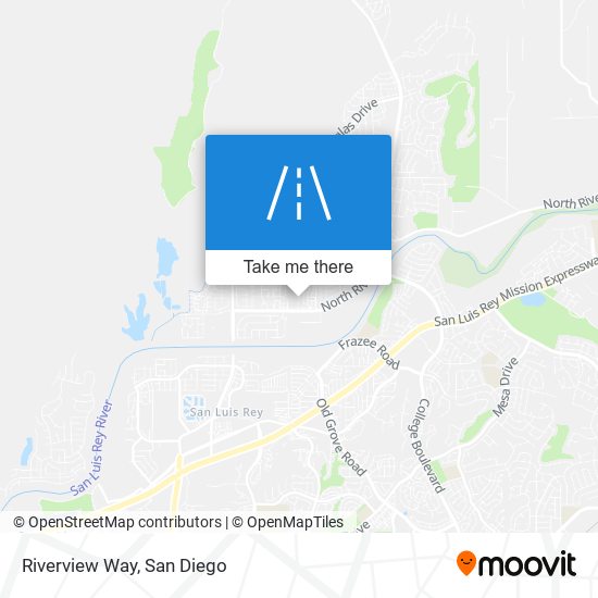 Riverview Way map