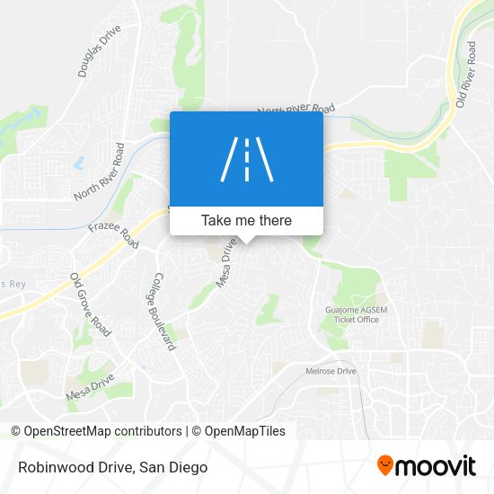 Mapa de Robinwood Drive