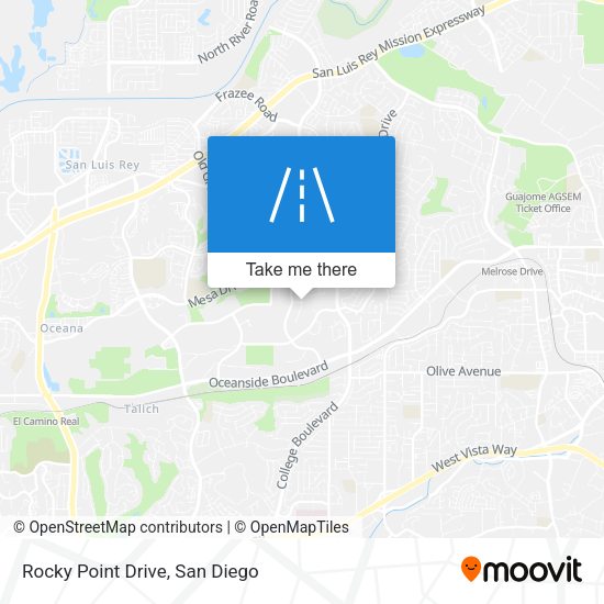 Mapa de Rocky Point Drive