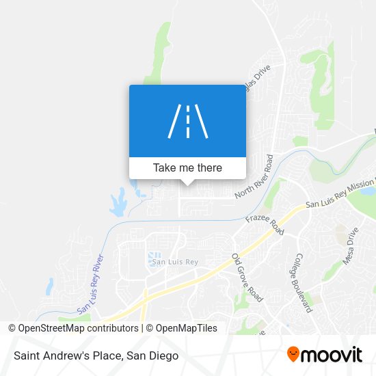 Saint Andrew's Place map