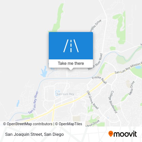 Mapa de San Joaquin Street