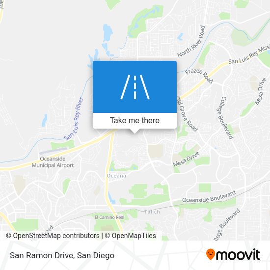 Mapa de San Ramon Drive