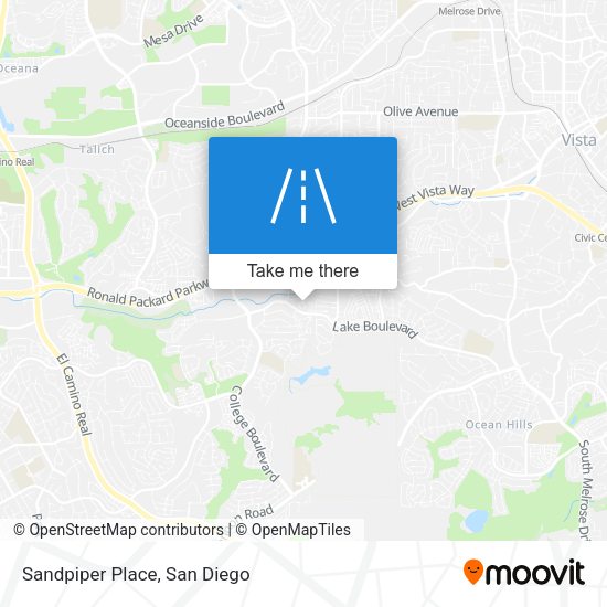 Mapa de Sandpiper Place