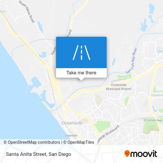 Santa Anita Street map