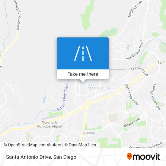Santa Antonio Drive map