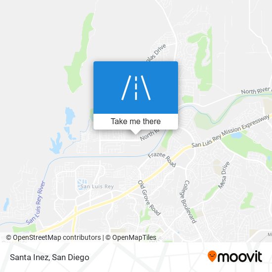 Santa Inez map