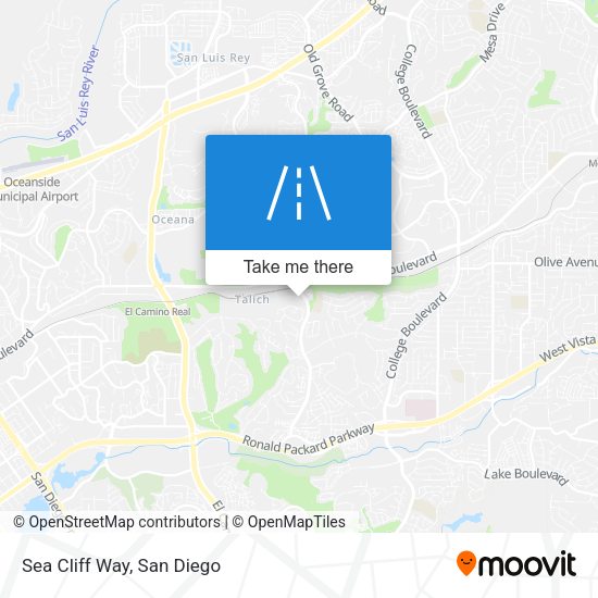 Mapa de Sea Cliff Way