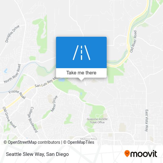 Mapa de Seattle Slew Way
