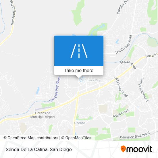 Senda De La Calina map