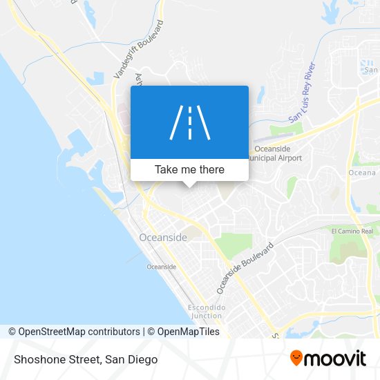 Mapa de Shoshone Street