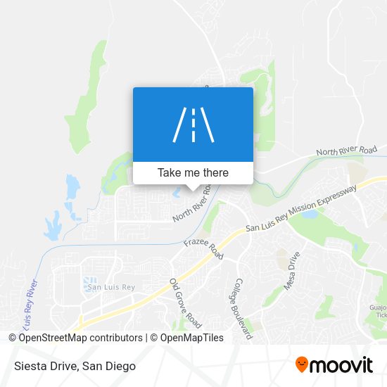 Mapa de Siesta Drive