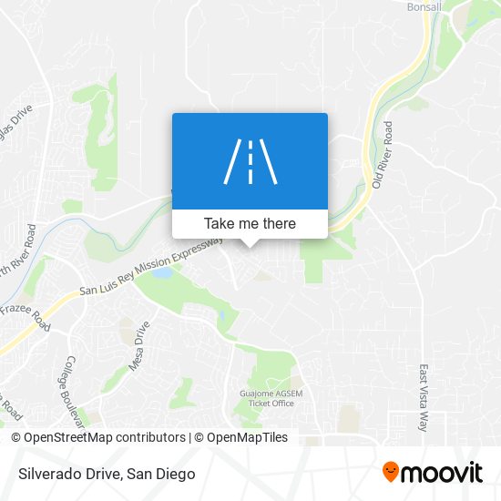 Silverado Drive map