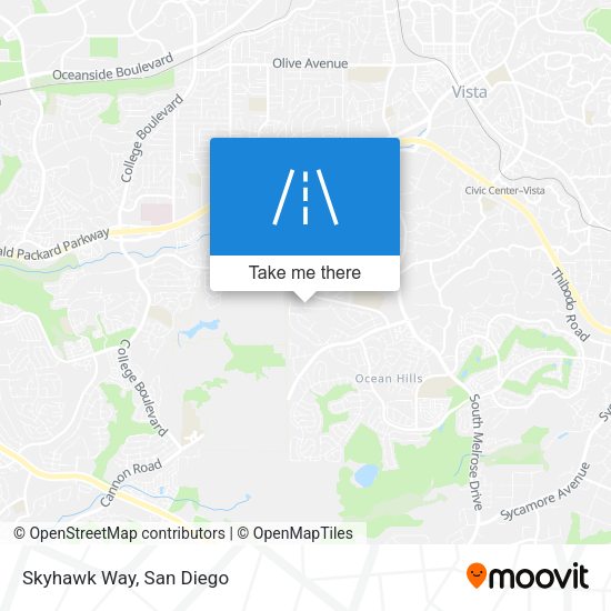 Mapa de Skyhawk Way