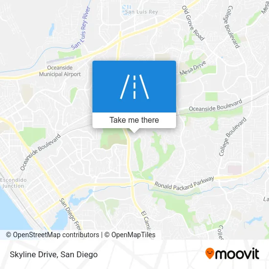 Skyline Drive map