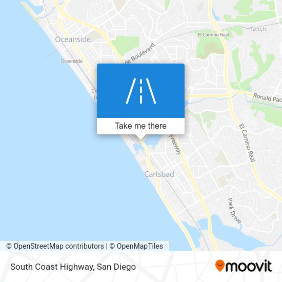 Mapa de South Coast Highway