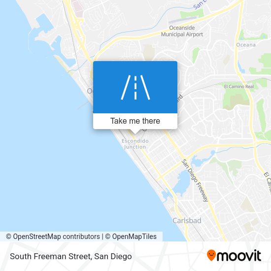 Mapa de South Freeman Street