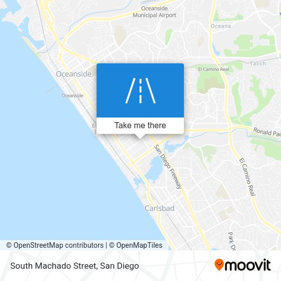 Mapa de South Machado Street