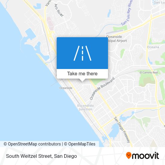 Mapa de South Weitzel Street