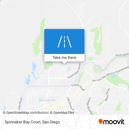 Mapa de Spinnaker Bay Court