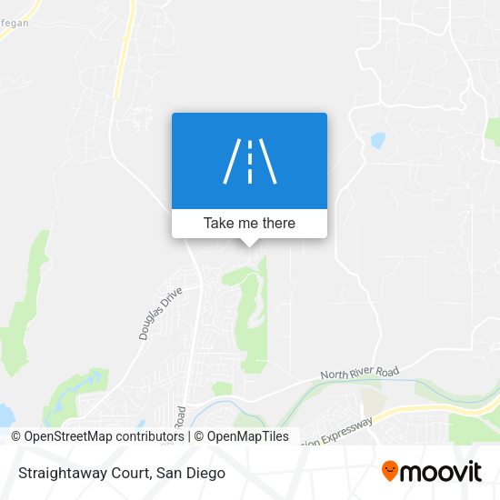 Mapa de Straightaway Court