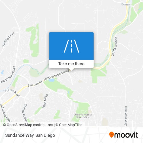 Mapa de Sundance Way