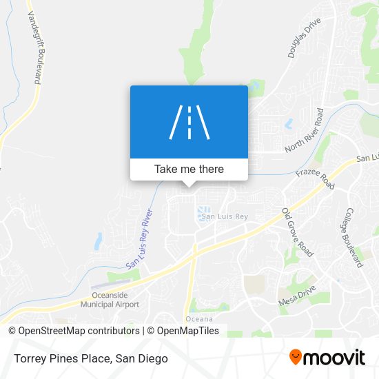 Torrey Pines Place map