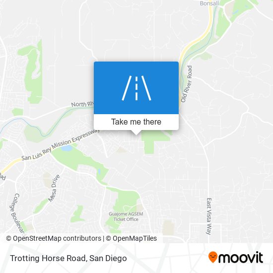 Mapa de Trotting Horse Road