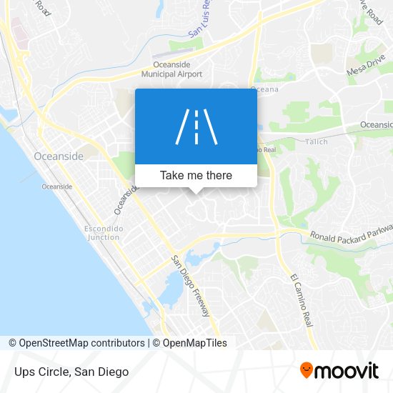 Mapa de Ups Circle