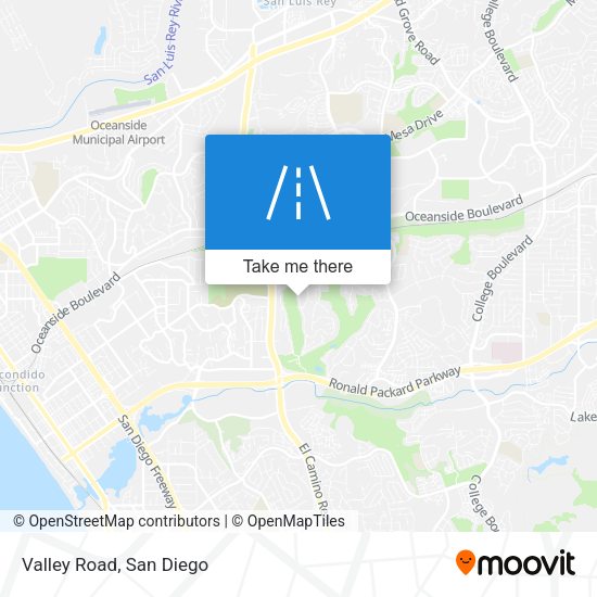 Mapa de Valley Road