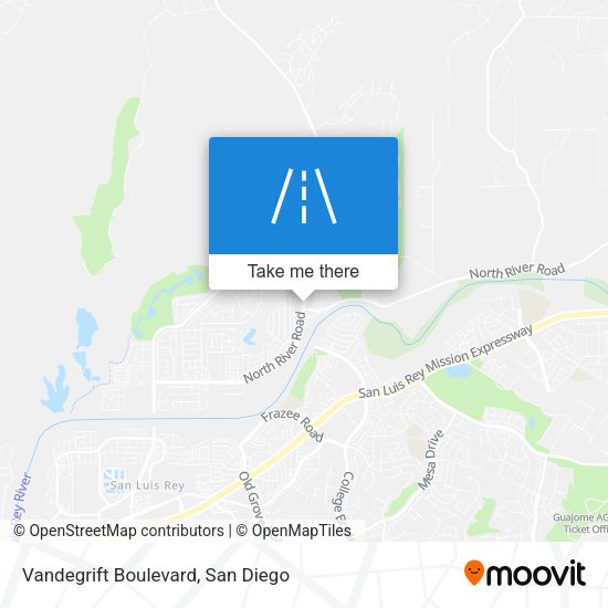 Mapa de Vandegrift Boulevard