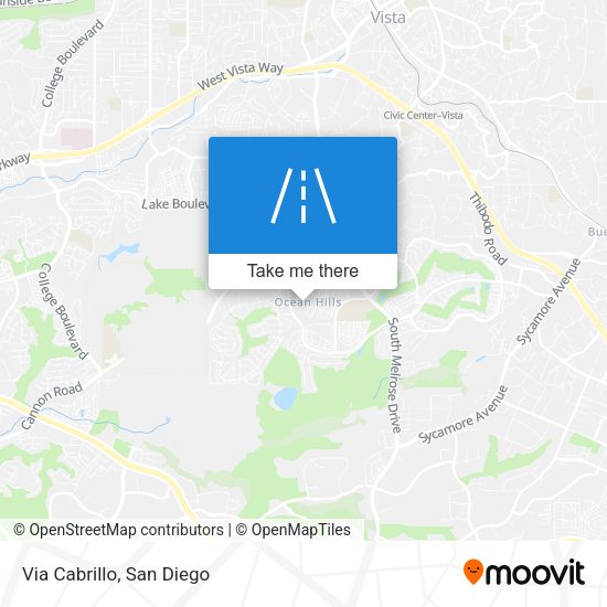 Mapa de Via Cabrillo
