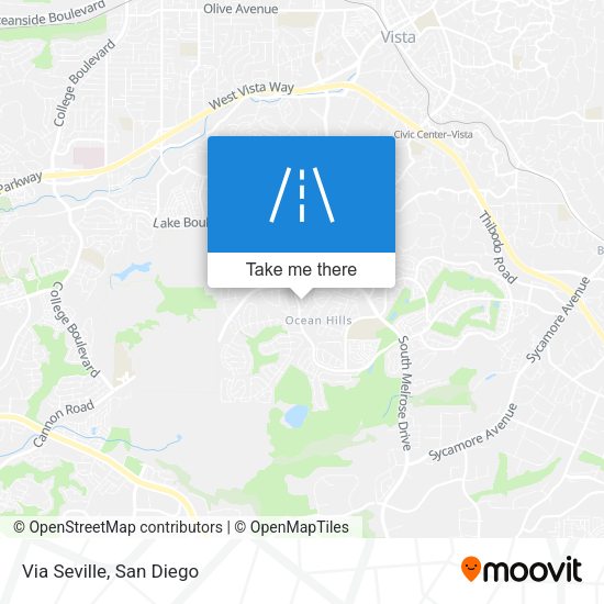 Mapa de Via Seville