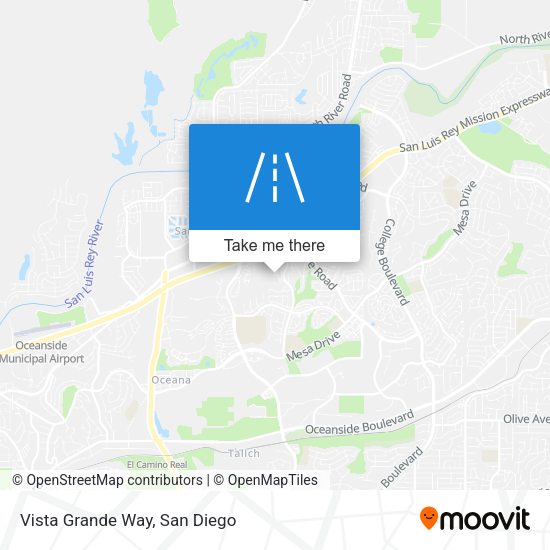 Mapa de Vista Grande Way