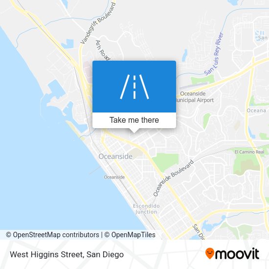 West Higgins Street map