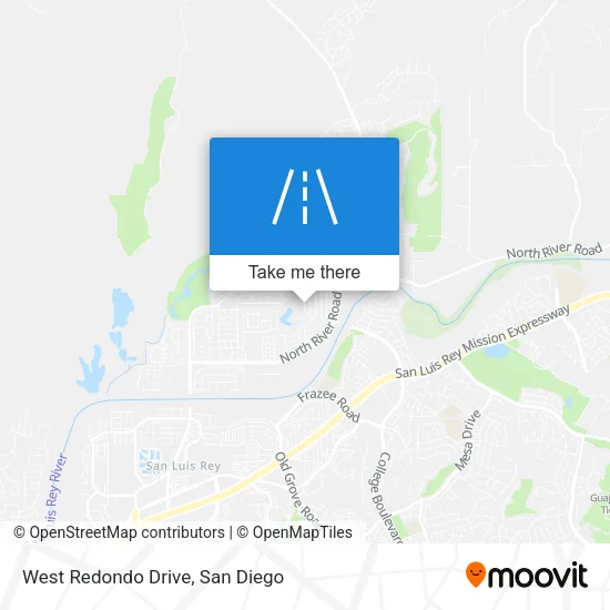 Mapa de West Redondo Drive
