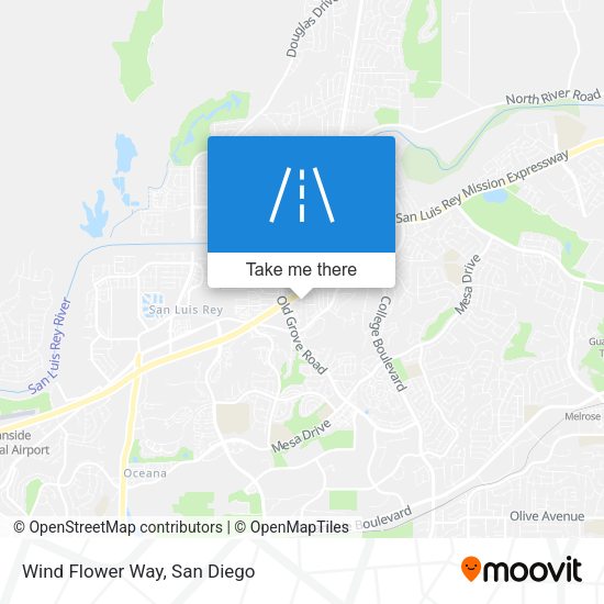 Mapa de Wind Flower Way