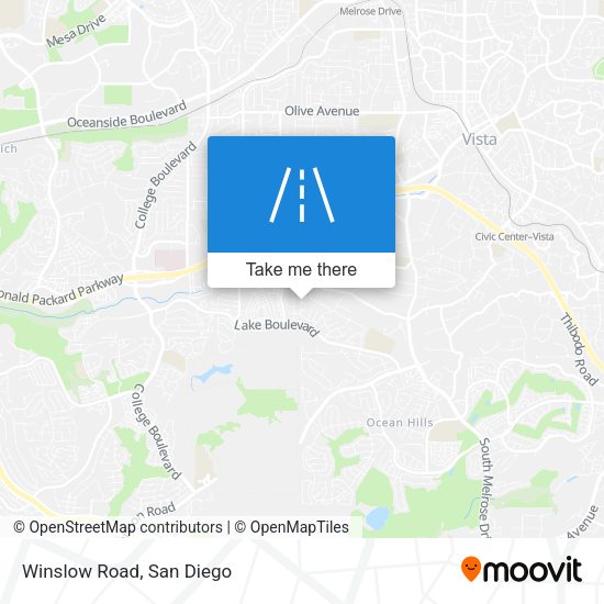 Mapa de Winslow Road