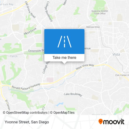 Mapa de Yvonne Street