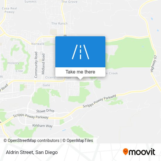 Mapa de Aldrin Street