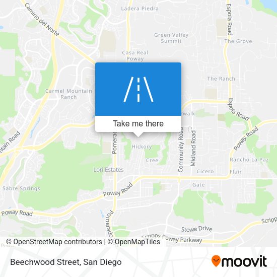 Mapa de Beechwood Street