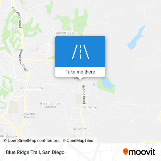 Mapa de Blue Ridge Trail