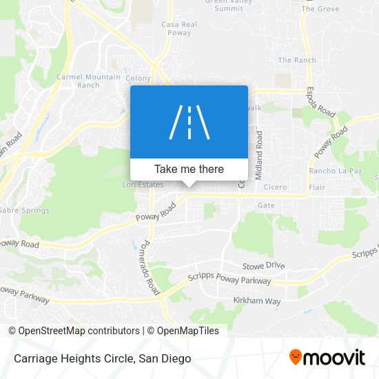 Carriage Heights Circle map
