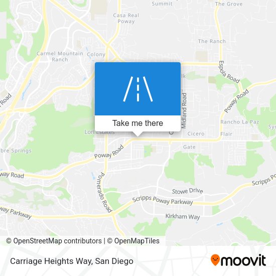 Mapa de Carriage Heights Way