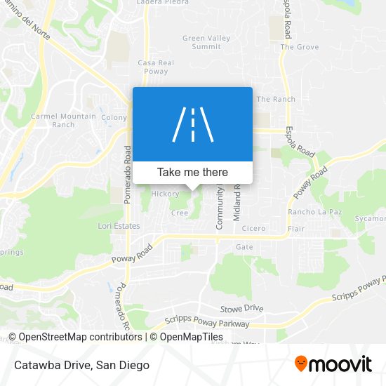 Mapa de Catawba Drive