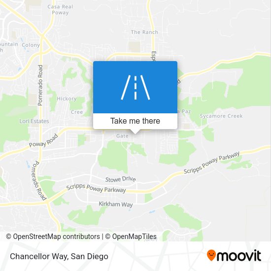 Mapa de Chancellor Way