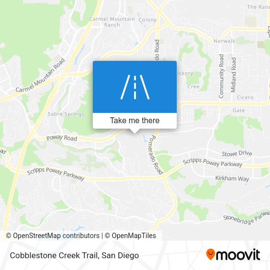 Cobblestone Creek Trail map