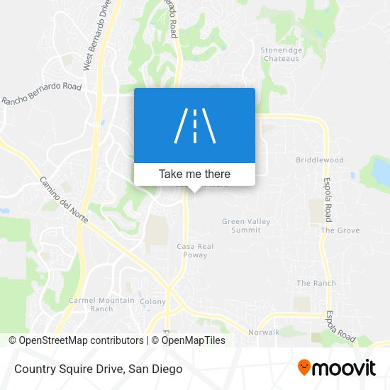 Country Squire Drive map
