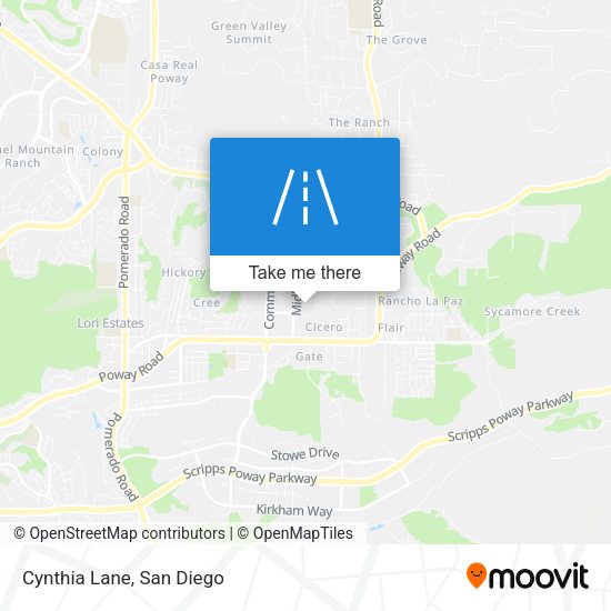 Mapa de Cynthia Lane