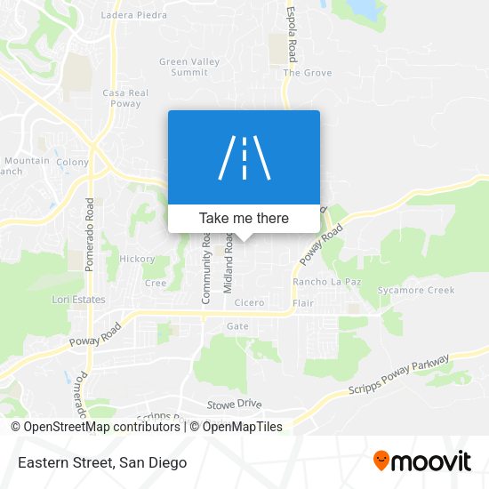 Eastern Street map