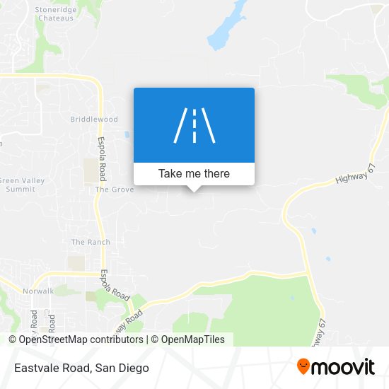 Mapa de Eastvale Road